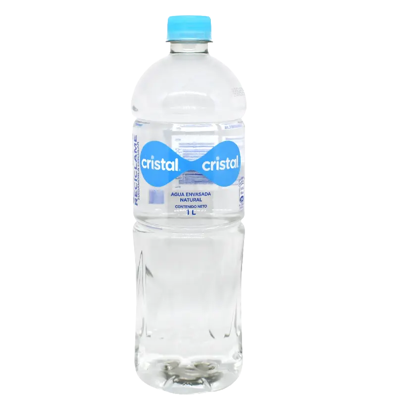 Agua Cristal 1 L Pet