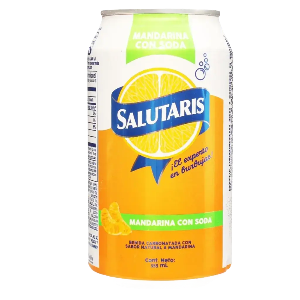 SALUTARIS MANDARINA CON SODA LATA 355 ml