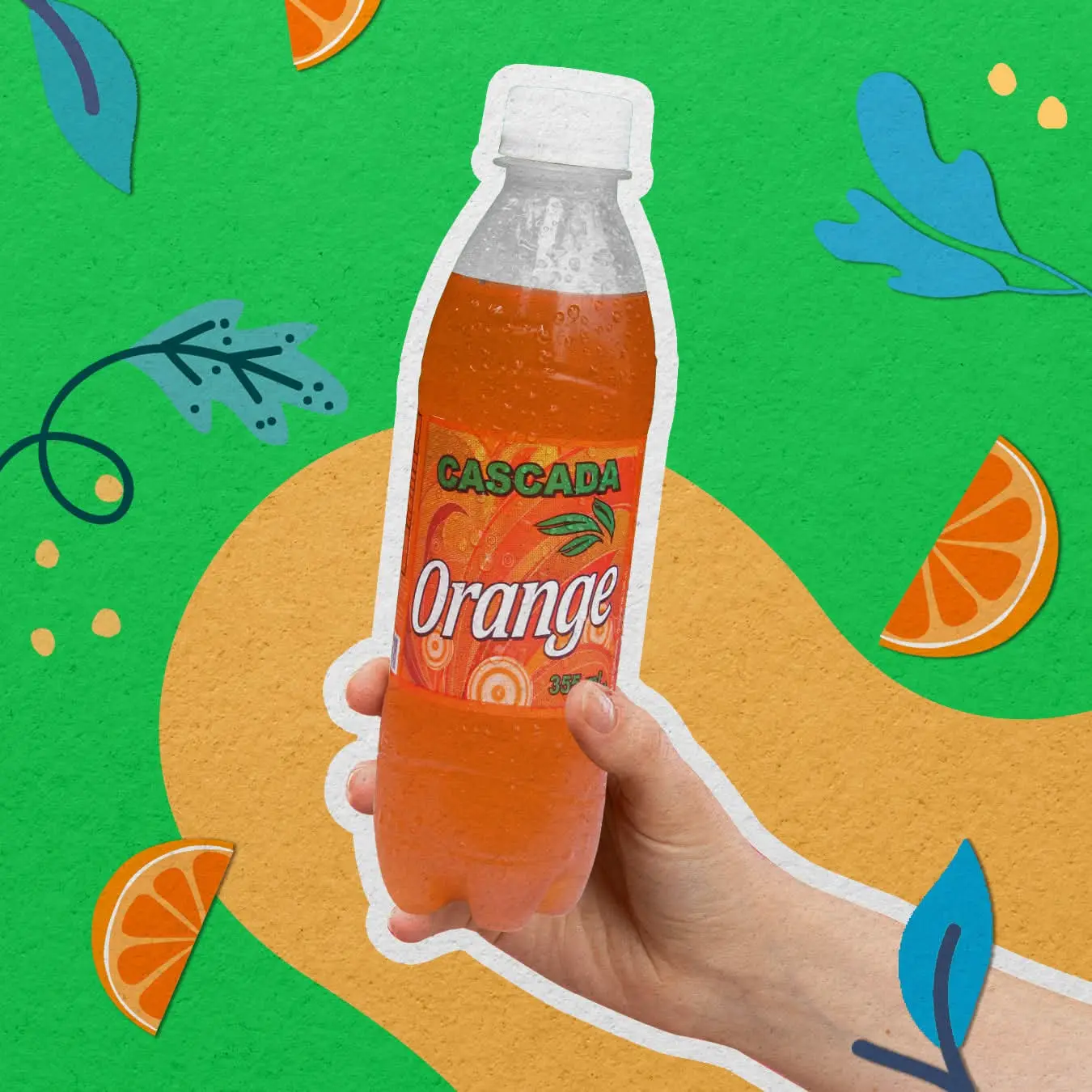 Gaseosa Cascada Orange Pet 355 mL