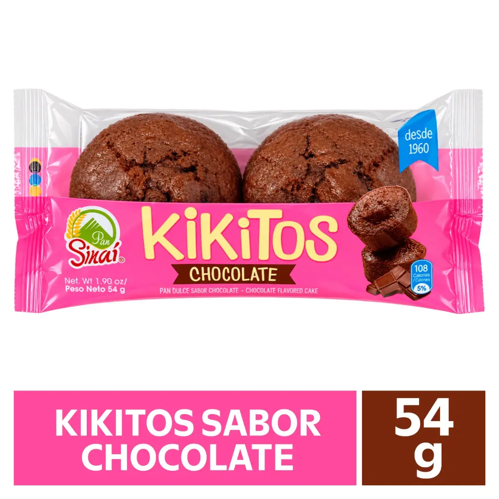 PAN_DULCE cakito doble chocolate Sinai 54g