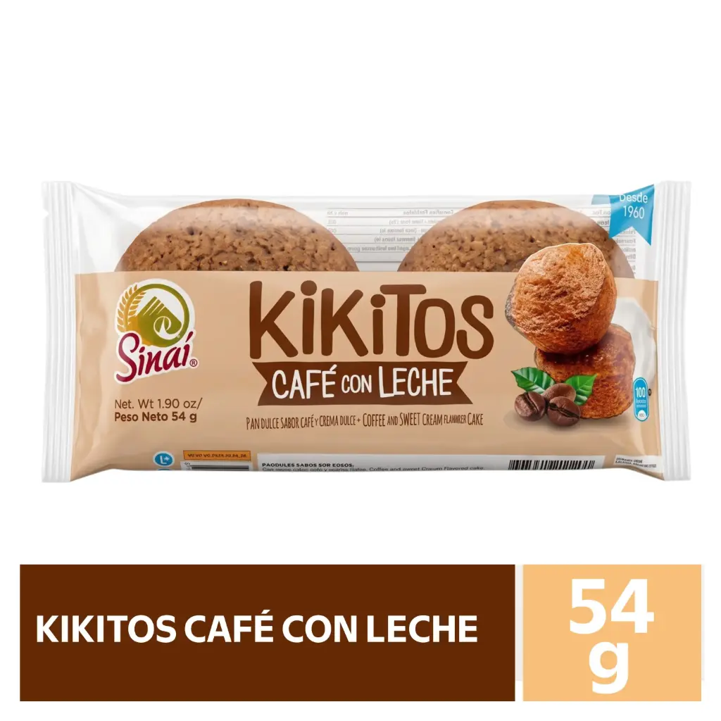 Kilitos café con leche Sinai 54g 
