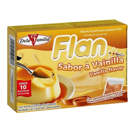 Flan De La Familia Vainilla Con Caramelo 85 g