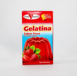 Gelatina De La Familia Fresa 120 g