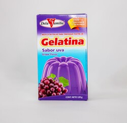 Gelatina De La Familia Uva 120 g