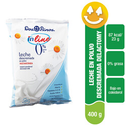 Leche En Polvo Dos Pinos Descremada 400 g Bolsa