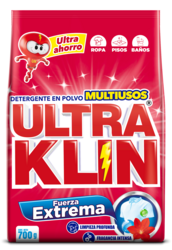 Detergente en polvo Ultraklin Fuerza Extrema 700g