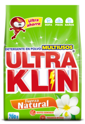 Detergente en polvo Ultraklin Fuerza Natural 700 g