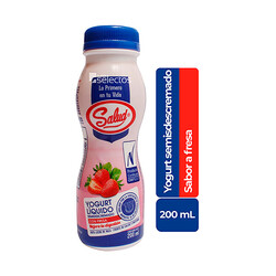 [True] Yogurt Liquido Salud Fresa 212 g Plastico