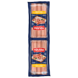Salchicha Toledo Jumbo Con Queso 920 g