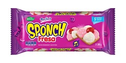 GALLETAS SPONCH FRESA MARISELA 90 G