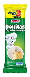 Donitas Espolvoreadas Bimbo 75 g 3 Pack