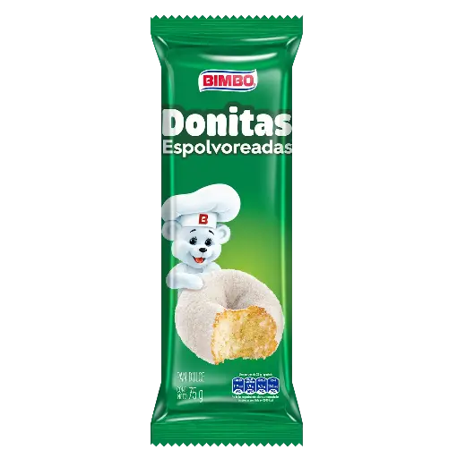Donitas Espolvoreadas Bimbo 75 g 3 Pack