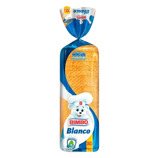Pan De Caja Bimbo Blanco 580g
