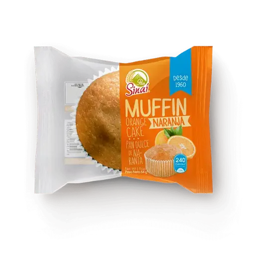 PAN_DULCE Muffin De Naranja Sinai 54g