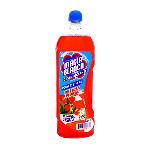 Desinfectante Magia Blanca Floral 900 mL Botella