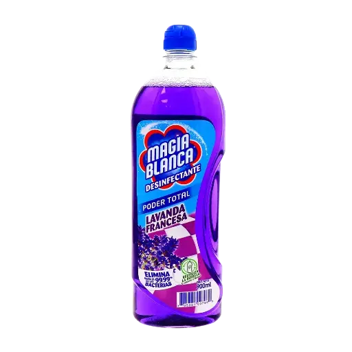 Desinfectante Magia Blanca Lavanda 900 mL Botella
