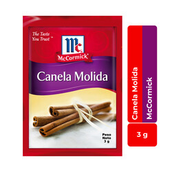 Canela Mccormick Molida 3 g Sachet