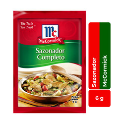 Sazonador Completo Mccormick 6 g Sachet