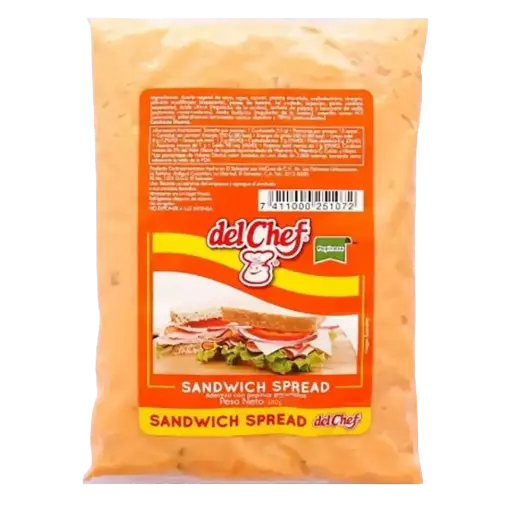 Sandwich Spread Del Chef 180 g Bolsa