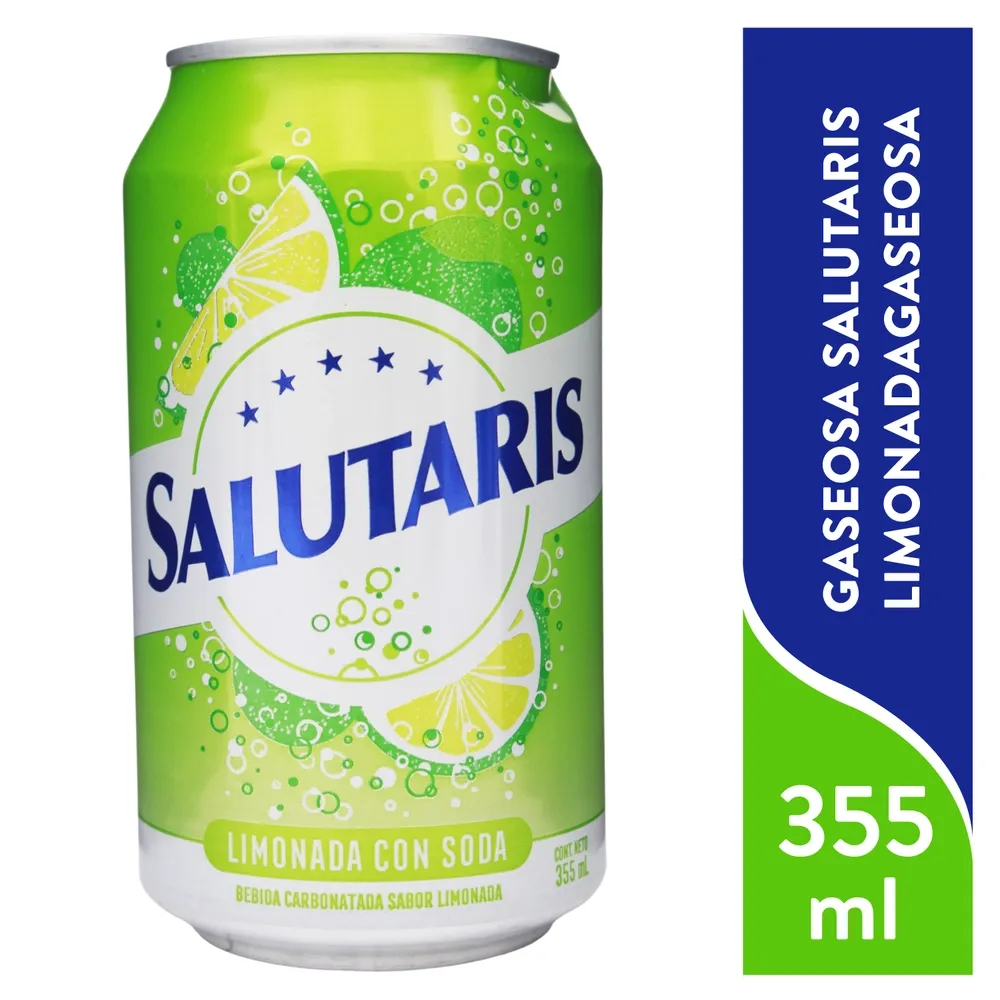 Gaseosa Salutaris Limonada Lata - 355 ml