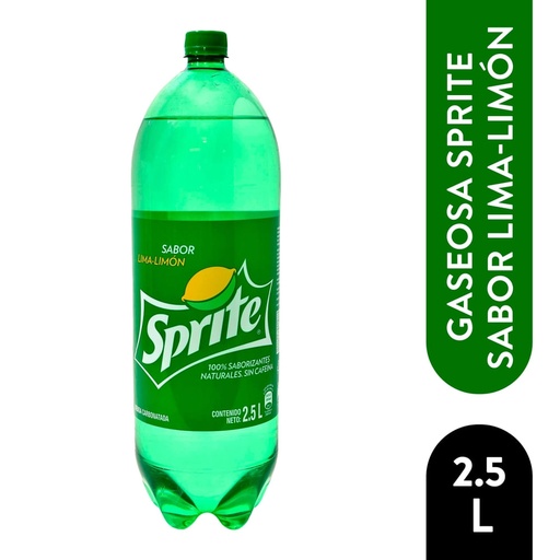 Gaseosa Sprite regular - 2.5 L