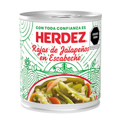 Chile Jalapeño Herdez Rajas Escab 205 g Lata