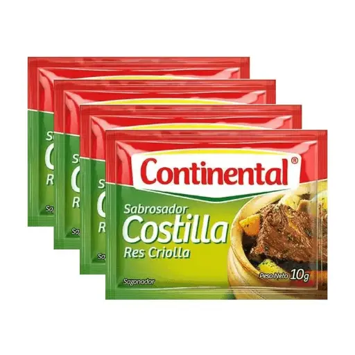 Consome Continental de Costilla Res Criolla