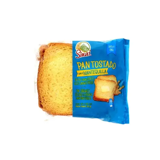 Pan Tostado de Mantequilla SINAI  25g 