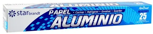 Papel Aluminio Starbrandt 25 Pies (2.33 m²)
