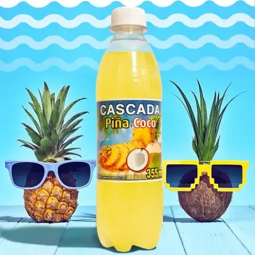 Bebida Rehidratante piña y coco Cascada Lit 355mL