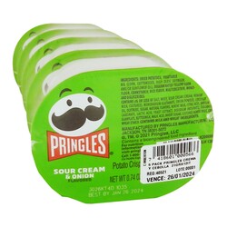 Papas Pringles Crema Y Cebolla 19 g Unidad