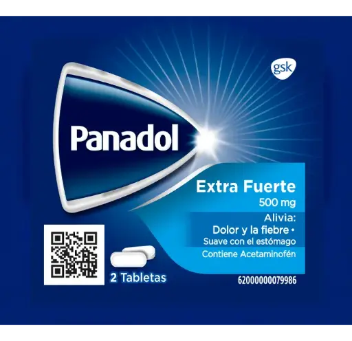 Panadol Extra Fuerte  2 tabletas