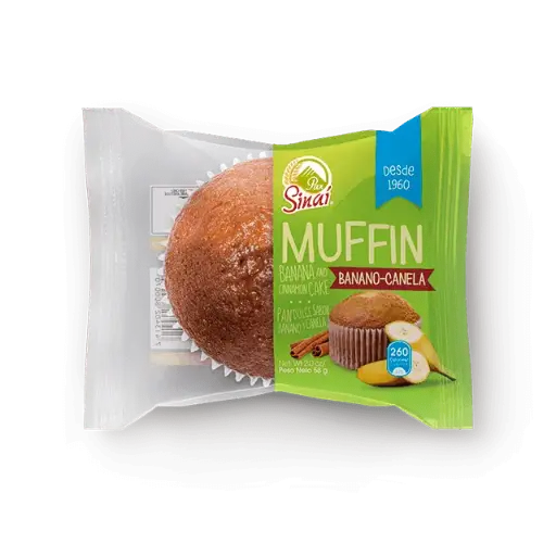 MUFFIN BANANO-CANELA 58G Sinai