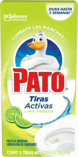 Limpiador En Tiras Activas Pato Lima 