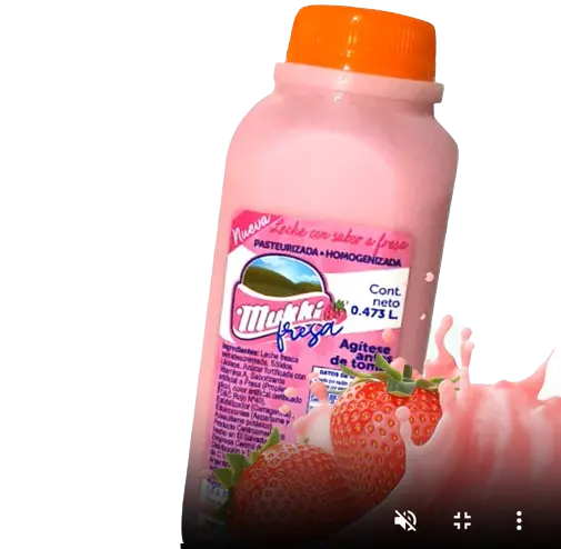 Bebida Leche Mukki Sabor Fresa 473 ML 