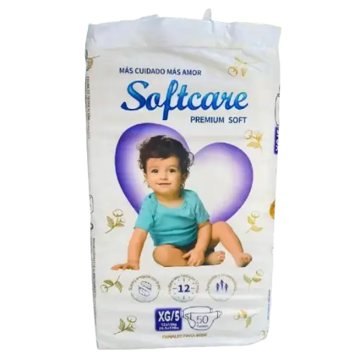 Pañal Softcare Premiun XG/5 unidades