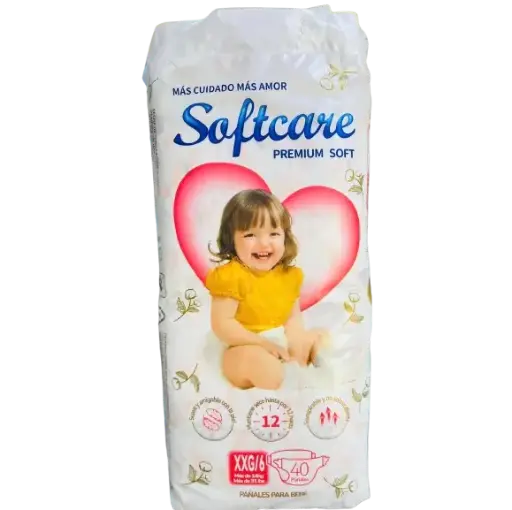 Pañal Softcare Premiun XXG/6 5 unidades 