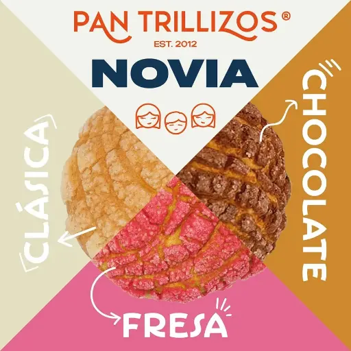 Pan Trillizos Novia Chocolate 56.7g  