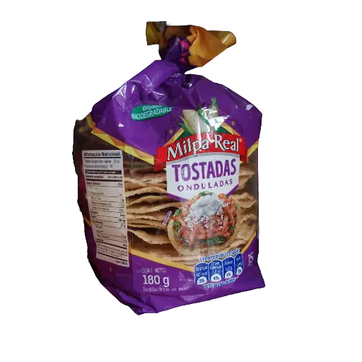 TOSTADAS ONDULADAS MILPA REAL 180 g