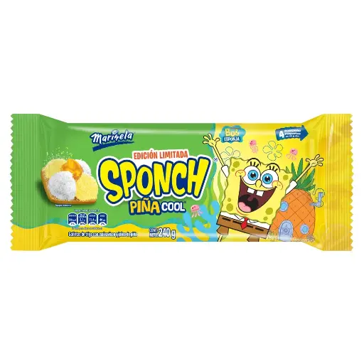 GALLETAS SPONCH PIÑA COOL MARISELA 90 G 