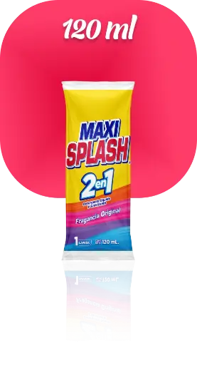 DETERGENTE LIQUIDO MAXI SPLASH 120 ml 5 UNIDADES