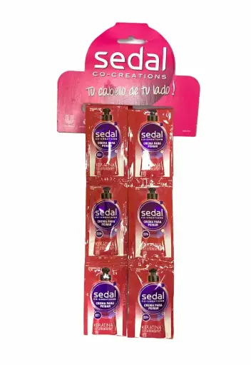 Crema Para Peinar Sedal Keratina con Antioxidante 9 mL sachet 