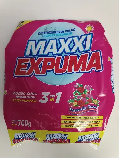 Detergente en Polvo Maxxi Espuma 700g