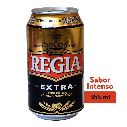 Cerveza Regia en Lata 355 ml unidad