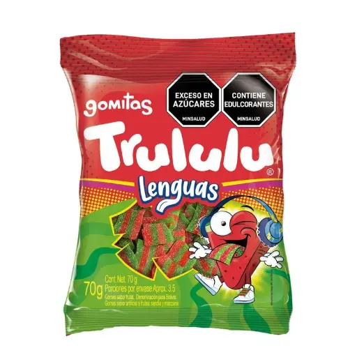 Gomitas Lenguas Trululu 80g 