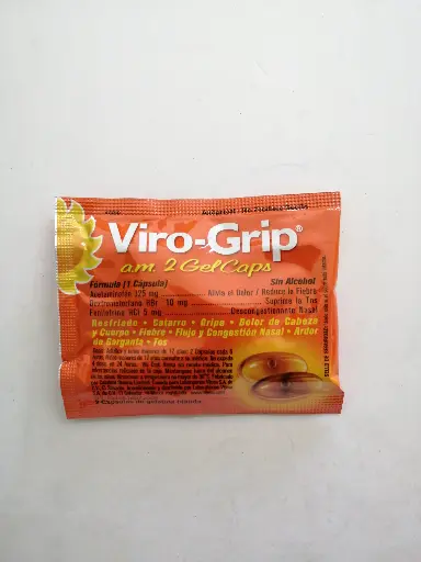 VIROGRIP AM GEL CAPS UNIDAD