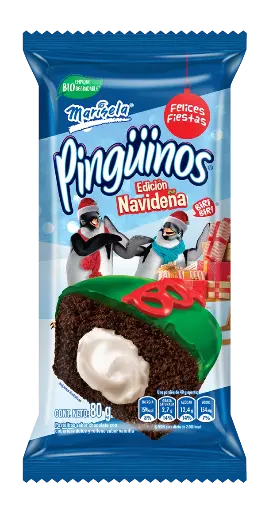Pinguino Choco Menta Edicion Navidad  80 g