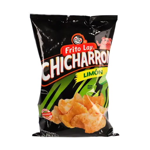 Chicharron con limon, Frito lay 12 g