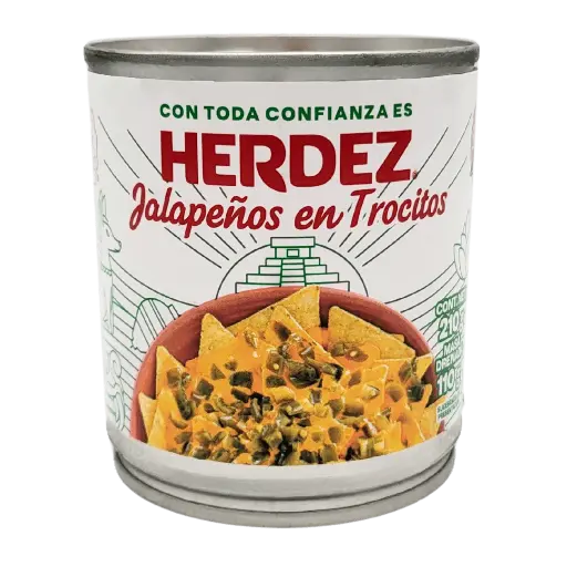Chile Jalapeño Herdez en Trocitos 210 g Lata