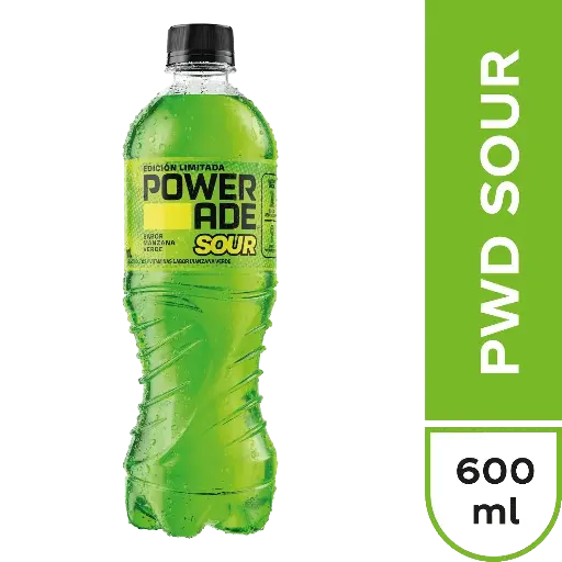 Bebida Deportiva Powerade Sour manzana verde 750 mL